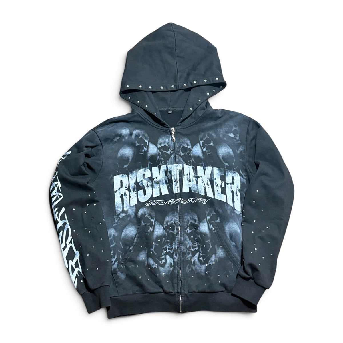 BLACK SKULL HOODIE (PRE ORDER)